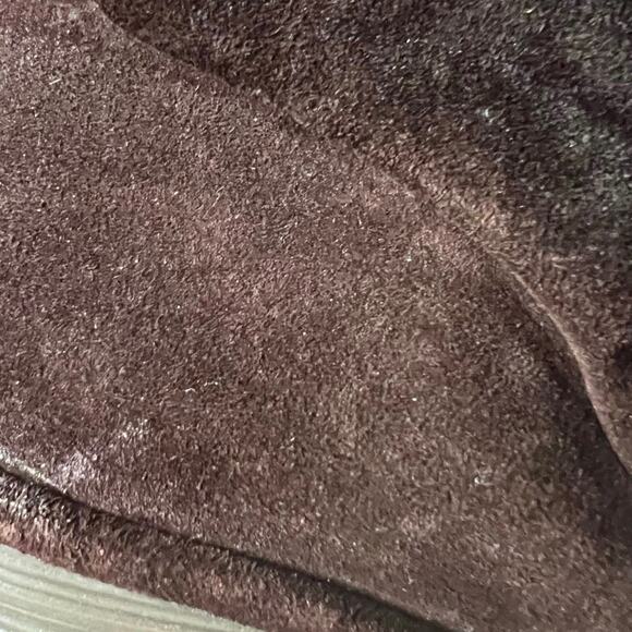 Fly London Yebi Suede Wedge Ankle Booties In Rich Brown Size 10 - Picture 6 of 12